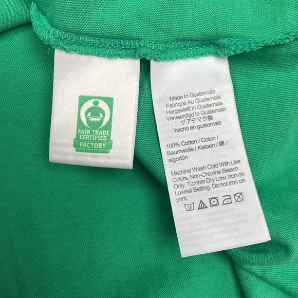 NWOT J. Crew Virgo Horoscope Graphic Short Sleeve Crewneck T-Shirt Green 3X - Picture 7 of 7